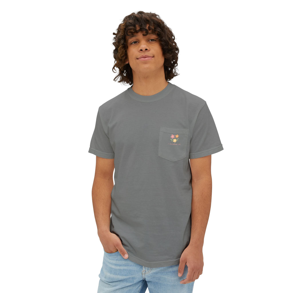 Daughter of the King Floral Pocket T‑Shirt