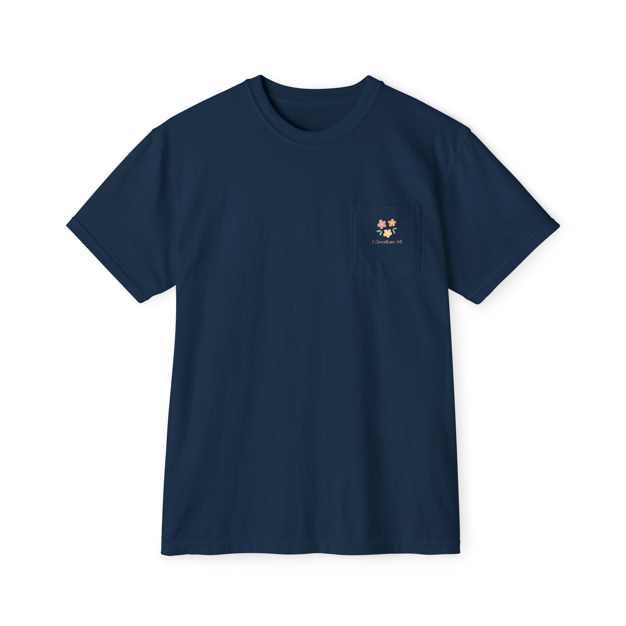 Daughter of the King Floral Pocket T‑Shirt