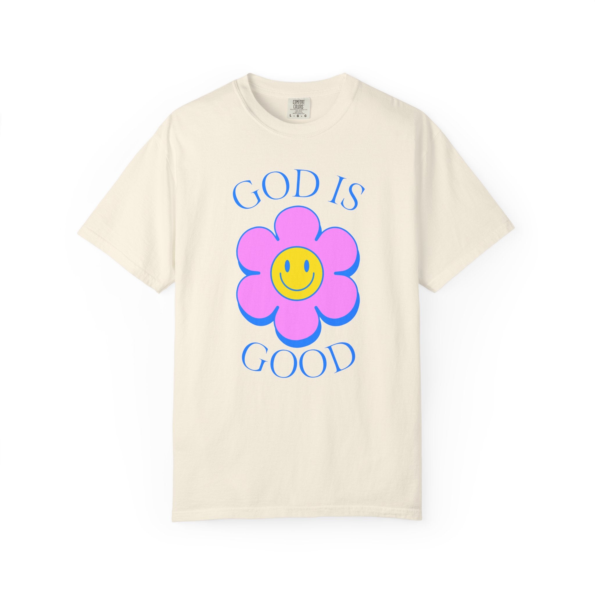 God Is Good Flower Tee
