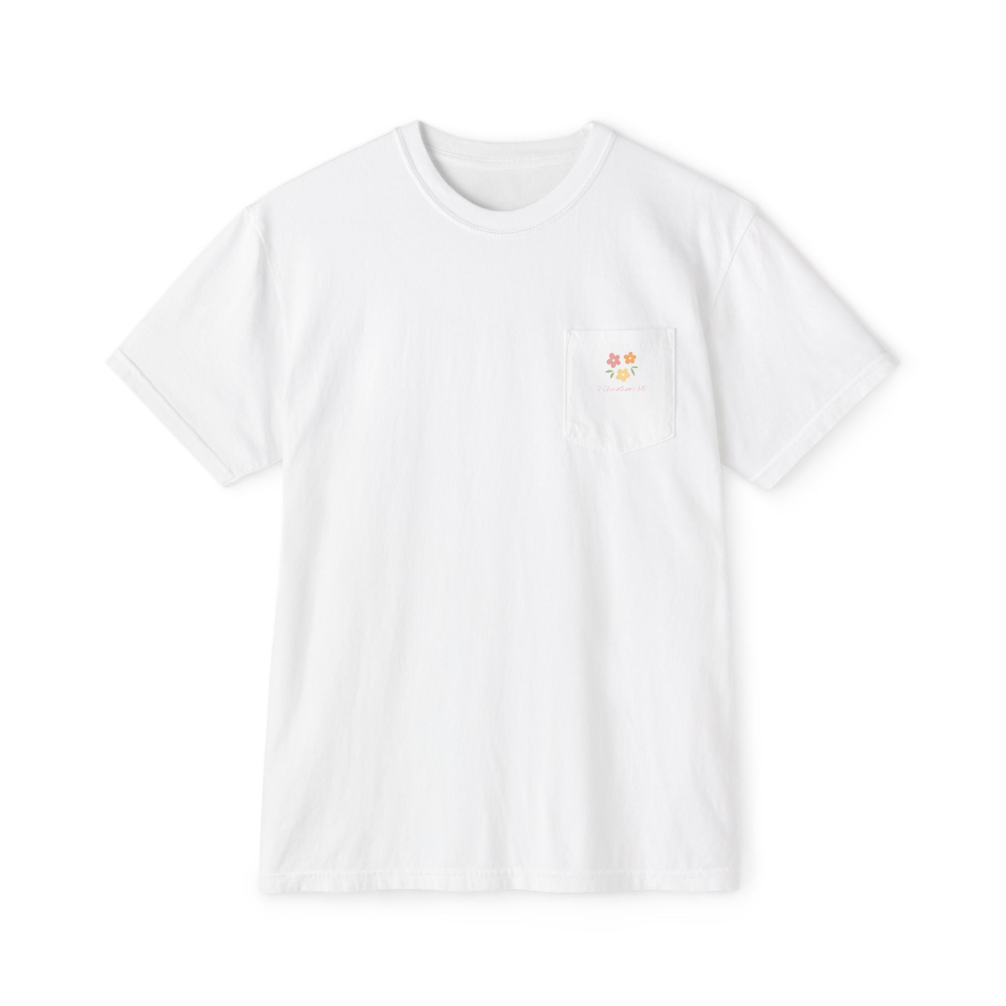 Daughter of the King Floral Pocket T‑Shirt