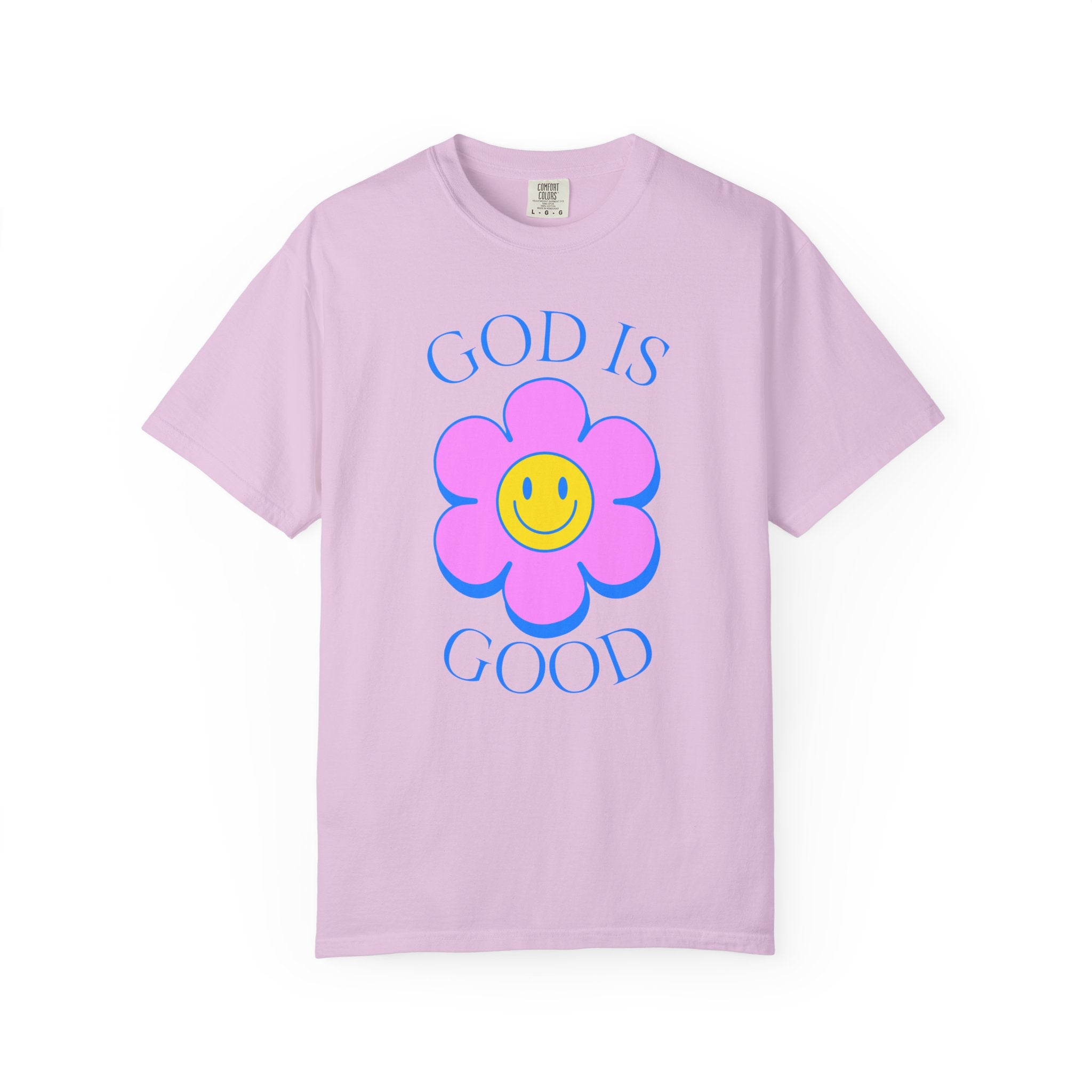 God Is Good Flower Tee
