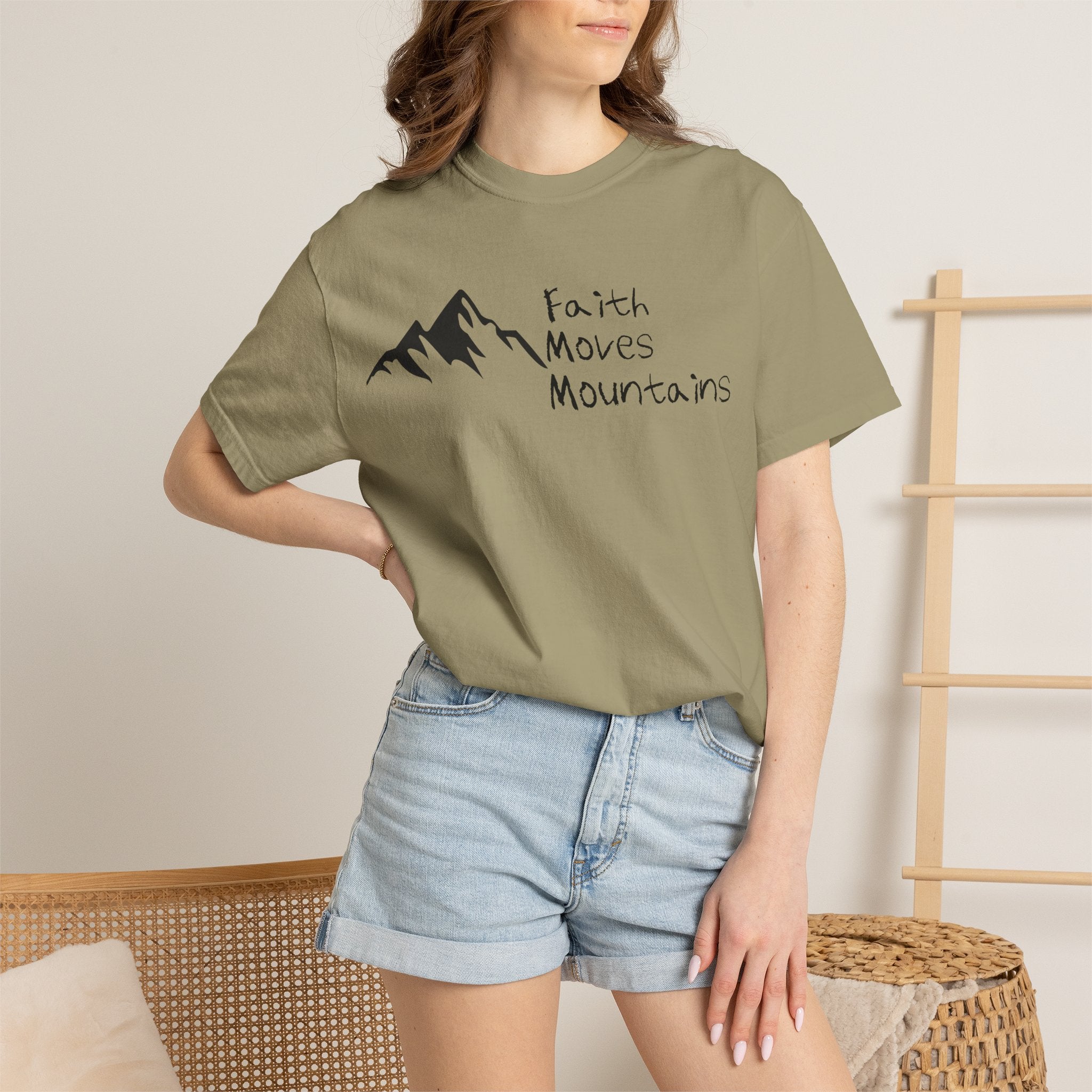 Faith Moves Mountains T‑Shirt