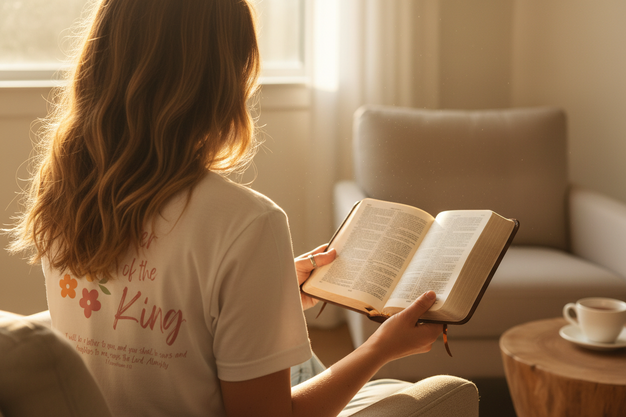 Daughter of the King Shirt - Bible Reading Lifestyle